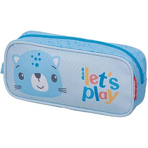 Estojo simples fisher-price play time azul - pacific (unidade)