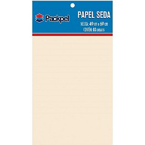 Papel de seda palha 49x69cm - packpel (pct.c/03)