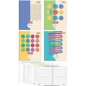 Caderno caligrafia capa dura neuro 40fls univ.brochurao - tilibra (pct.c/05)