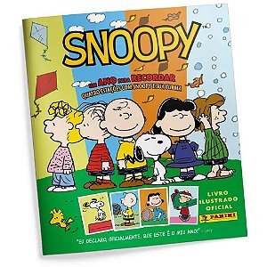 Album de figurinhas snoopy brochura - panini (unidade)