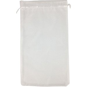 Saco de organza branco 20x35cm - art lille (pct.c/10)