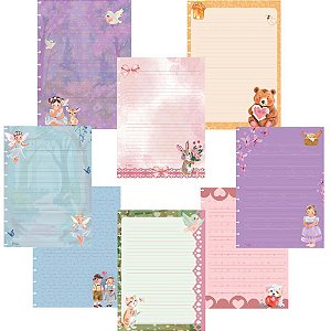 Refil para caderno sweet dreams 48fls discado 90g - tamoio (pacote)