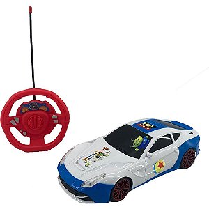 Carrinho controle remoto toy story auto-racing 3funcoes - candide (unidade)