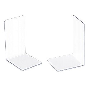 Bibliocanto plastico cristal - carbrink (par)