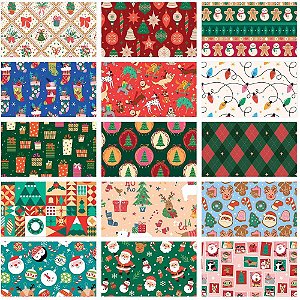 Papel presente 100x70cm. natal (sortido) - tilibra (dp.c/75)