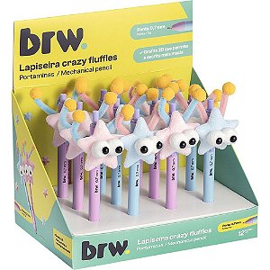 Lapiseira 0.7mm crazy fluffles divertida 2mod. - brw (dp.c/12)