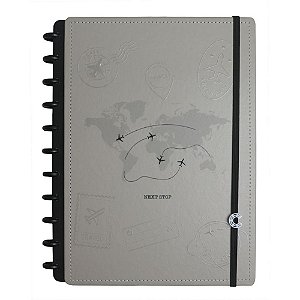 Caderno inteligente grande next stop 80fls 210x280mm. - caderno inteligente (unidade)