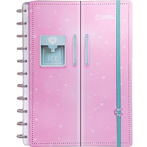 Caderno inteligente grande pink cooler 80fls 215x280mm - caderno inteligente (unidade)
