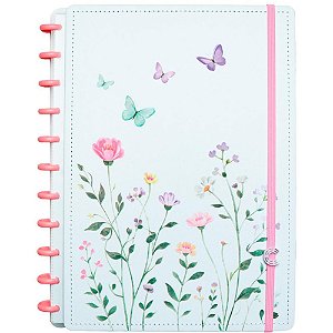 Caderno inteligente grande butterfly kiss 80fls. 215x280m - caderno inteligente (unidade)