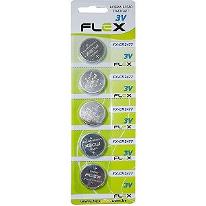 Pilha bateria botao cr2477 3v. - flex (ct.c/05)