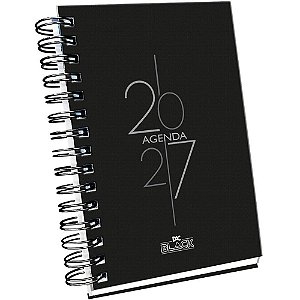 Agenda 2027 all black esp. 168f.134x190mm - dac (unidade)