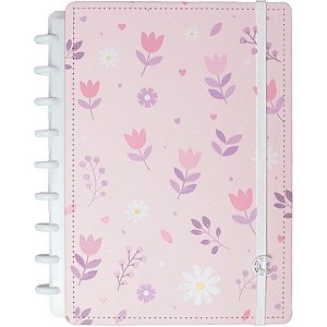 Caderno inteligente medio floral kiss 80fls. 190x255mm - caderno inteligente (unidade)