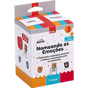 Brinquedo pedagogico dipedu emocoes imant.mag.35p - brw (unidade)