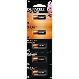 Pilha alcalina bateria mn21/23 12v cartela 5 - duracell (cartela)