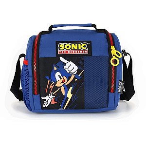 Lancheira termica sonic mao/ombro azul - luxcel (unidade)