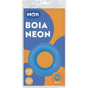 Boia inflavel redonda neon 90cm. (sortido) - mor (unidade)