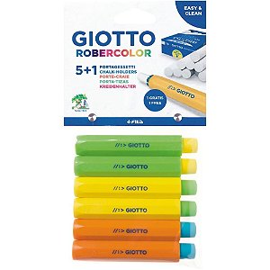 Giz escolar plastificado porta giz giotto robercolor - canson (bl.c/06)