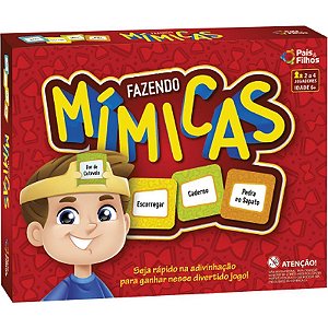 Jogo diverso fazendo mimicas - pais e filhos (unidade)