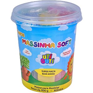Massa para modelar utiguti soft 5 cores 100g (sortido) - canson (unidade)