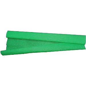 Papel crepom 48cmx2,00m.verde bandeira - v.m.p. (pct.c/10)