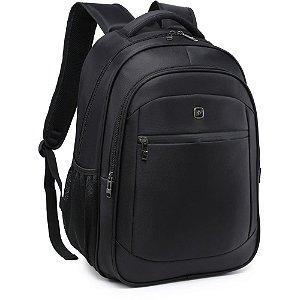 Mochila para notebook preta 45cm - nova rio (unidade)