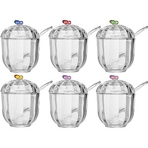 Utensilio domestico acucareiro butterfly 200ml (sortido) - lyor (unidade)
