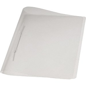 Pasta grampo trilho plastica oficio cristal delloplast - dello (pct.c/10)