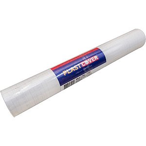 Plastico adesivo transparente 45cm x 25m 0,70 - plavitec (rolo)