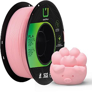 Filamento 3d pla rosa claro 1 kilo - multfila (rolo)