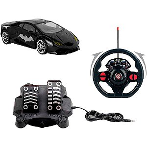 Carrinho controle remoto batman dark running 7f.recar. - candide (unidade)