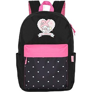 Mochila my melody g preta - luxcel (unidade)