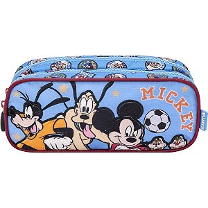 Estojo duplo mickey y azul - xeryus (unidade)