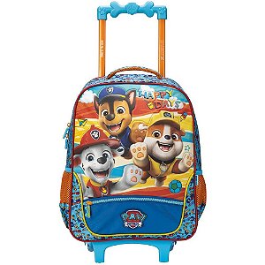 Mochila infantil com rodinha patrulha canina r md - xeryus (unidade)