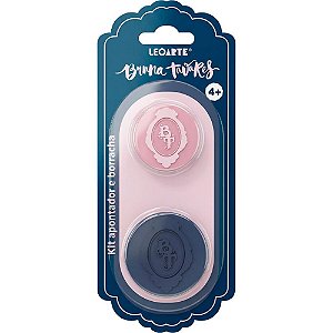 Borracha decorada bruna tavares borrac+apontador - leonora (kit)