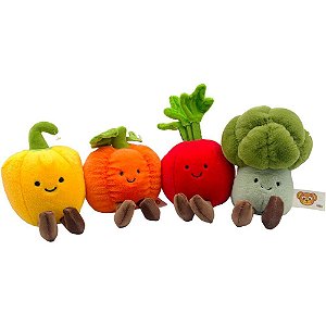 Pelucia leguminhos 15cm (sortido) - bbr toys (unidade)