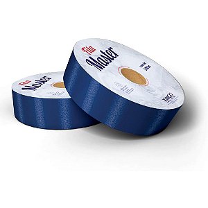Fita poli lisa 32mmx50m azul royal master - xingo embalagens (unidade)
