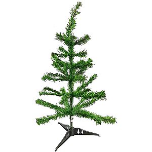 Artigo para decoracao natal arvore 30cm 25 galhos verde - kit (unidade)