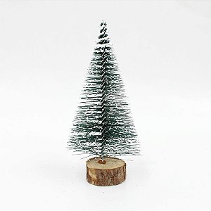 Artigo para decoracao natal arvore mini pinheiro 15cm vd - kit (unidade)