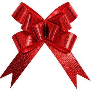 Laco pronto liso 16mmx39cm vermelho metal wave - xingo embalagens (pct.c/10)