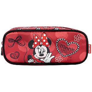 Estojo simples minnie r2 vermelha - xeryus (unidade)
