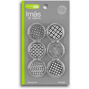 Ima decorado preto e branco 33mm - cortiarte (bl.c/06)