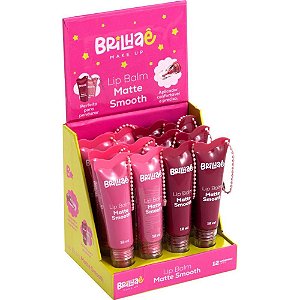 Maquiagem e beleza brilhae lip balm matte smooth - brw (dp.c/12)