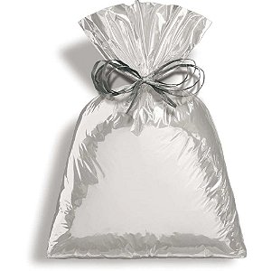 Saco metalizado 25x37cm prata - cromus (pct.c/50)