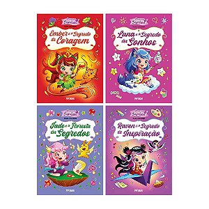 Livro infantil colorir princesas dos segredos 4titulo - bicho esperto (pct.c/04)