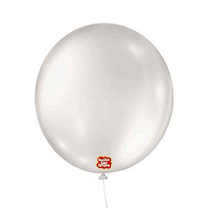Balao 7 liso redondo branco perola - sao roque (pct.c/50)