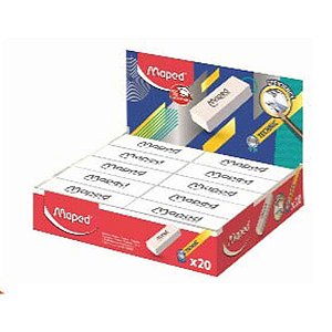 Borracha branca basique technic 600 - maped (dp.c/20)
