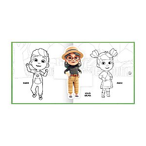 Livro infantil ilustrado pop-up turminha paraiso - bicho esperto (unidade)