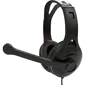 Fone de ouvido com microfone headset stronger p3 ajust. - newex (unidade)