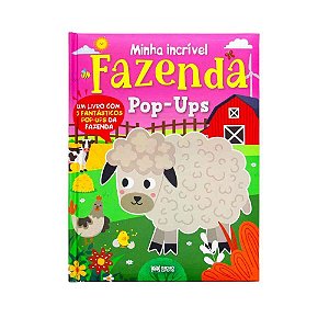 Livro infantil ilustrado meu incrivel pop-up da fazenda - bicho esperto (unidade)
