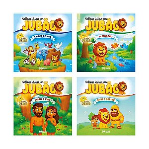 Livro infantil ilustrado hist.biblicas o jubao 4titulos - bicho esperto (pct.c/04)